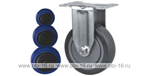 Колесо неповоротное Lema EI1-RUB-100-130-7